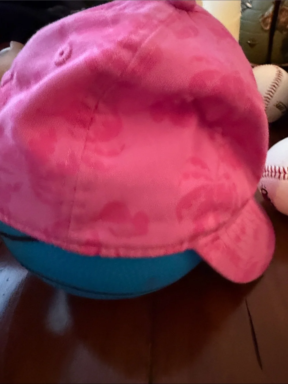 NY Logo Pink Kids Baseball Cap